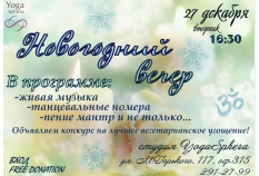НОВОГОДНИЙ ВЕЧЕР В СТУДИИ YOGASPHERA
